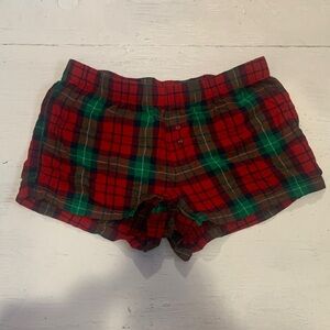 Wondershop Red & Green Plaid Shorts